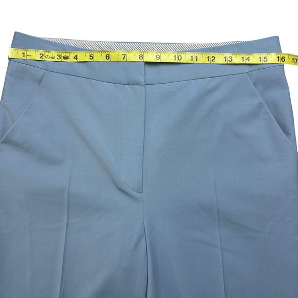 VERONICA BEARD Tonelli Wool Blend Pants in Sea Glass Blue - Picture 6 of 8